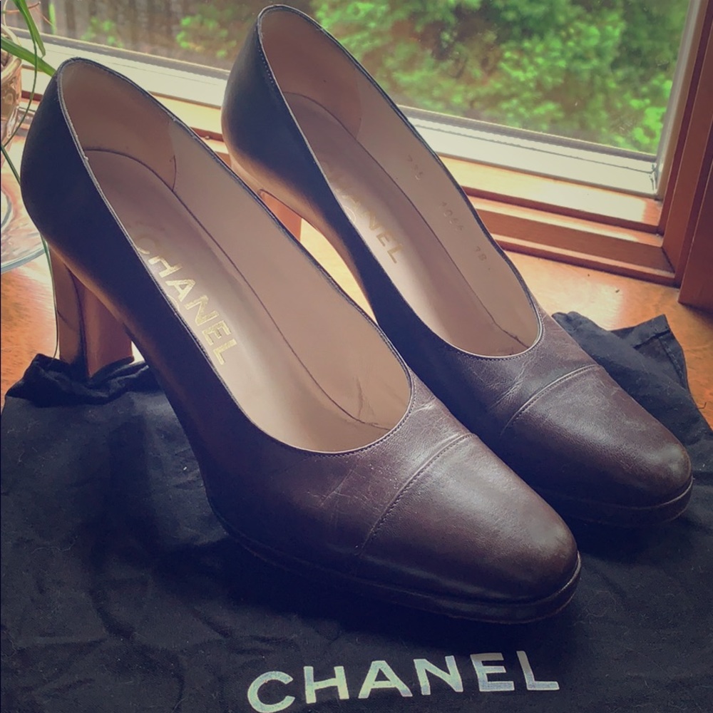 Chanel Brown Heels